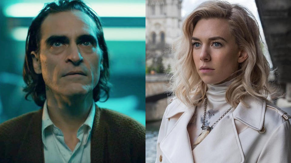 Joaquin Phoenix in Joker; Vanessa Kirby in Mission: Impossible - Fallout