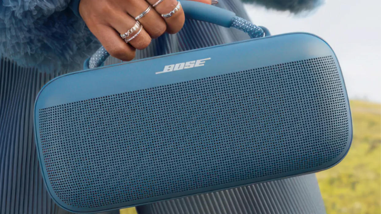  The Bose SoundLink Max Bluetooth speaker. 