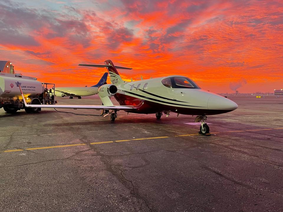 A private jet part of the Jet It fleet