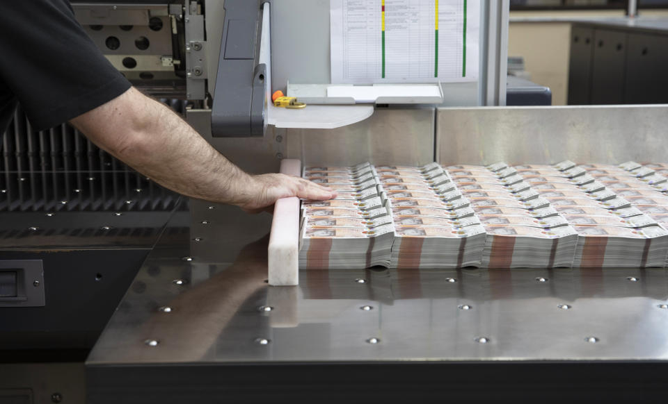 The new banknotes will only be printed to replace those that are worn. Photo: Bank of England