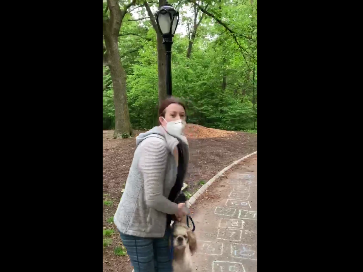 Woman phones NYPD after being told to leash her dog in Central Park: Melody Cooper / @MelodyMCooper