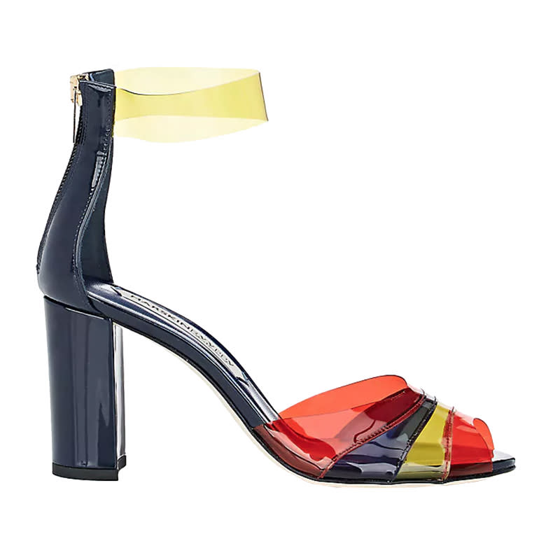 Brite Patent Leather & PVC Sandals