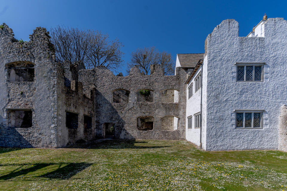 The 500-year-old Llantwit Castle in the Vale Of Glamorgan has been lovingly restored. Photo: Savills