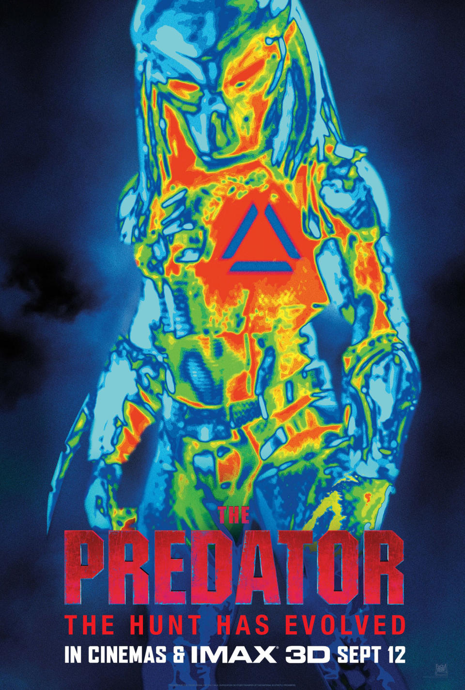 The iconography is instantly recognisable in this one-sheet for <i>The Predator</i> (20th Century Fox)