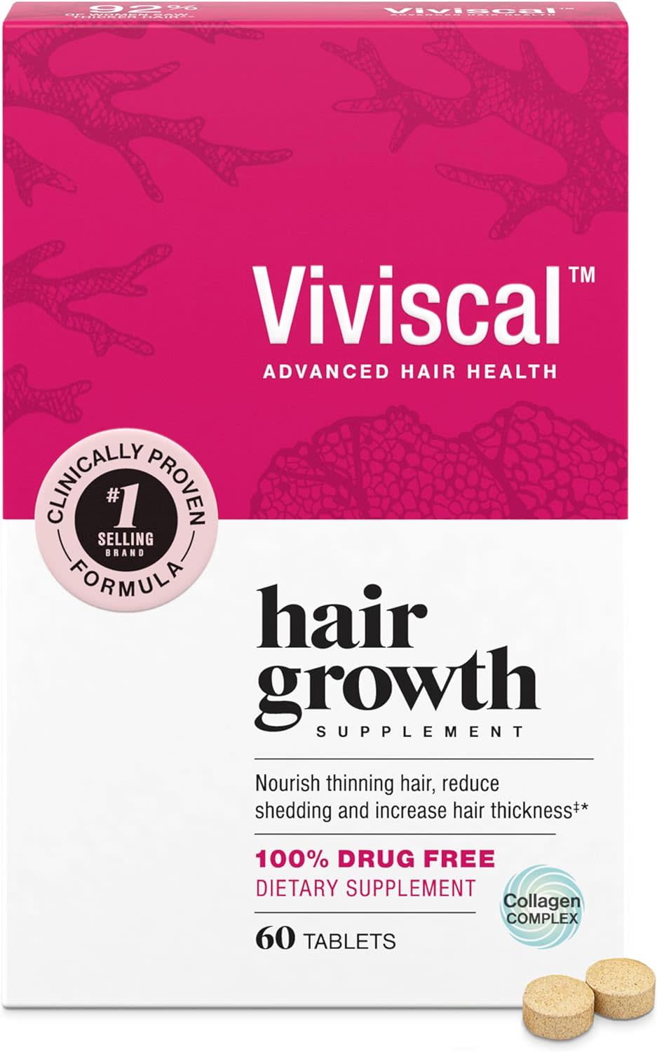 Viviscal Hair Growth Supplement, one of the best hair growth supplements