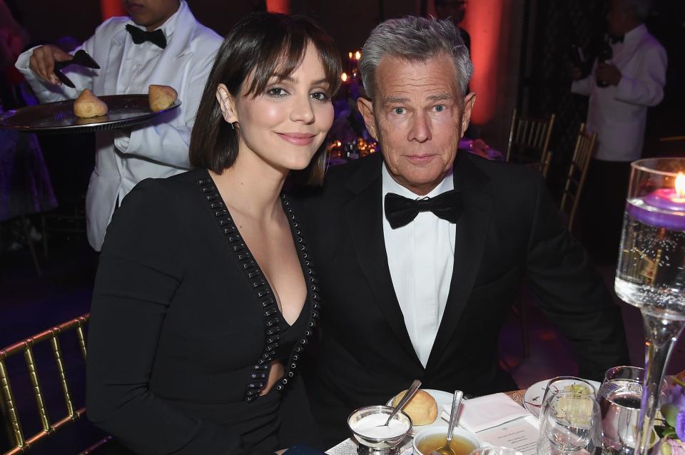 Katharine McPhee and David Foster