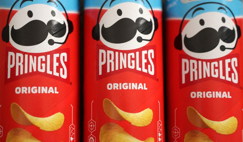 Pringles chips are seen in this illustration taken, August 5, 2024. REUTERS/Dado Ruvic/Illustration