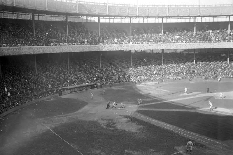 On October 5, 1921, the World Series was broadcast on the radio for the first time. File Photo courtesy of the Library of Congress