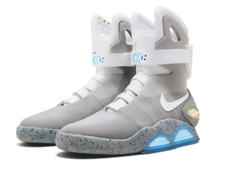NIKE, NIKE MAG, BACK TO THE FUTURE 2016, SIZE 11, 2016. Image: Sotheby's