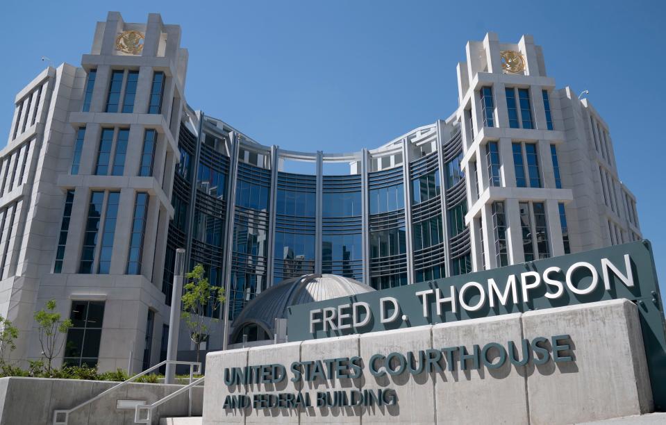 The Fred D. Thompson United States Courthouse and Federal Building  Wednesday, June 22, 2022, in Nashville, Tenn. 