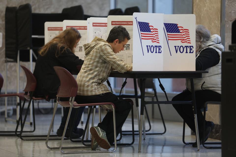 Voters headed to the polls on Tuesday, Nov. 7, 2023.