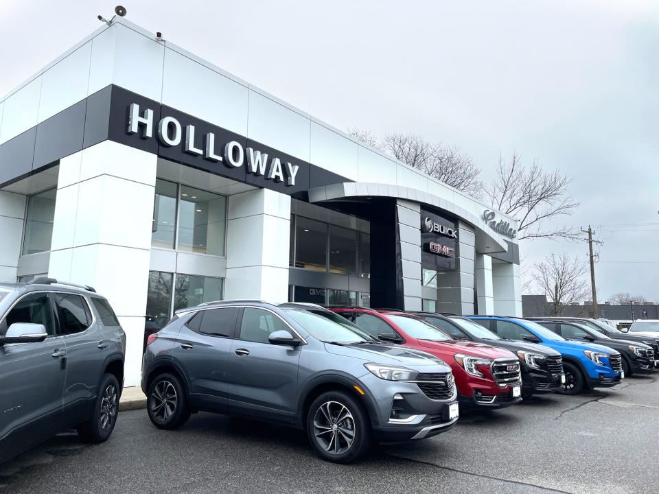 The Holloway car dealership property at 500 Route 1 Bypass in Portsmouth is one of several properties the city has rezoned for to allow housing development.