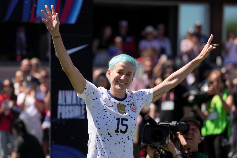 <p>Brad Smith/USSF/Getty</p> Megan Rapinoe