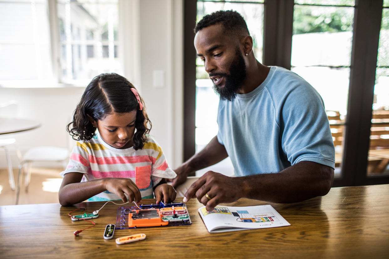 Buckle up, parents, you're now acting as teachers, too.&nbsp; (Photo: MoMo Productions via Getty Images)