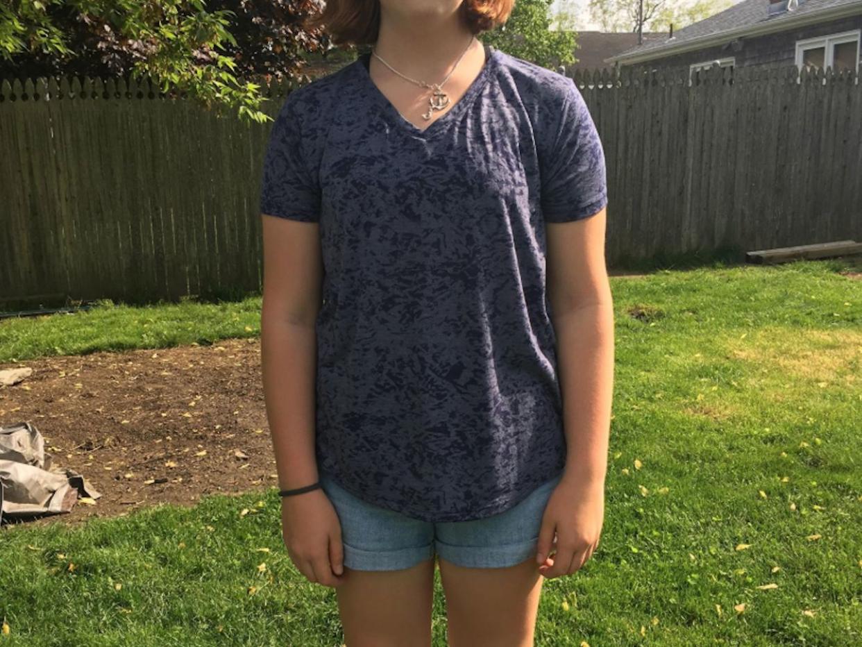 Ava McDermott, 11, petitioned against her school's dress code after realizing that it was sexist and unfair. (Photo: Lisa McDermott)