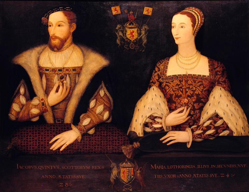 King James V and Marie de Guise (National Trust for Scotland, Falkland Palace/PA)