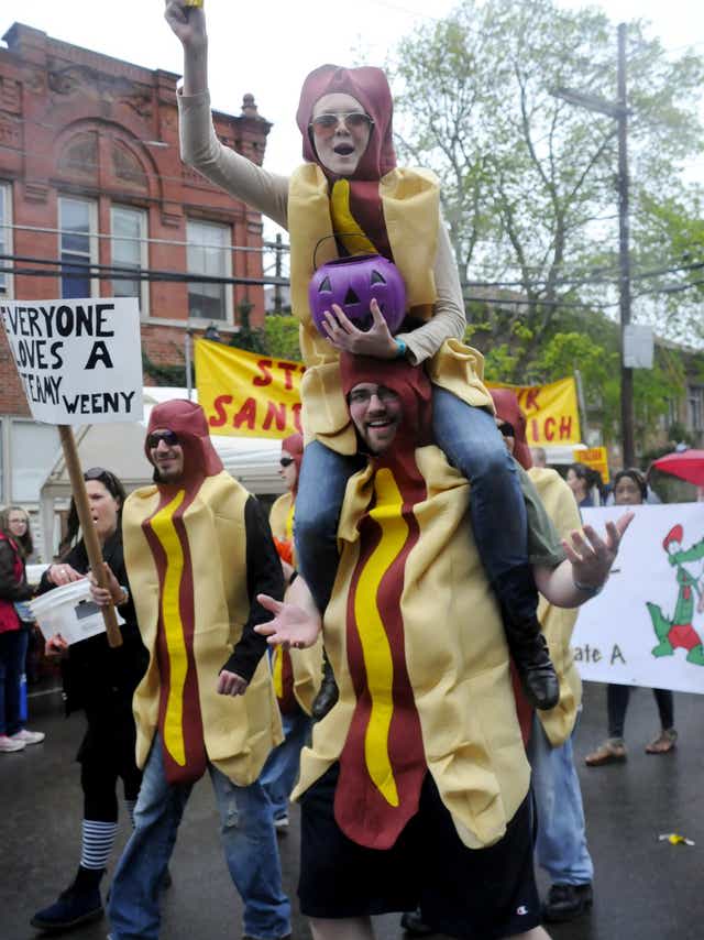 Named the Ultimate US College Town in a Washington Post survey, Alfred's Hot Dog Day has brought Alfred State College and Alfred University students together every spring for decades.