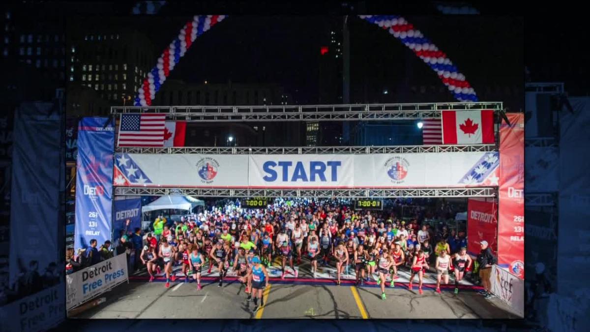 detroit free press marathon parking