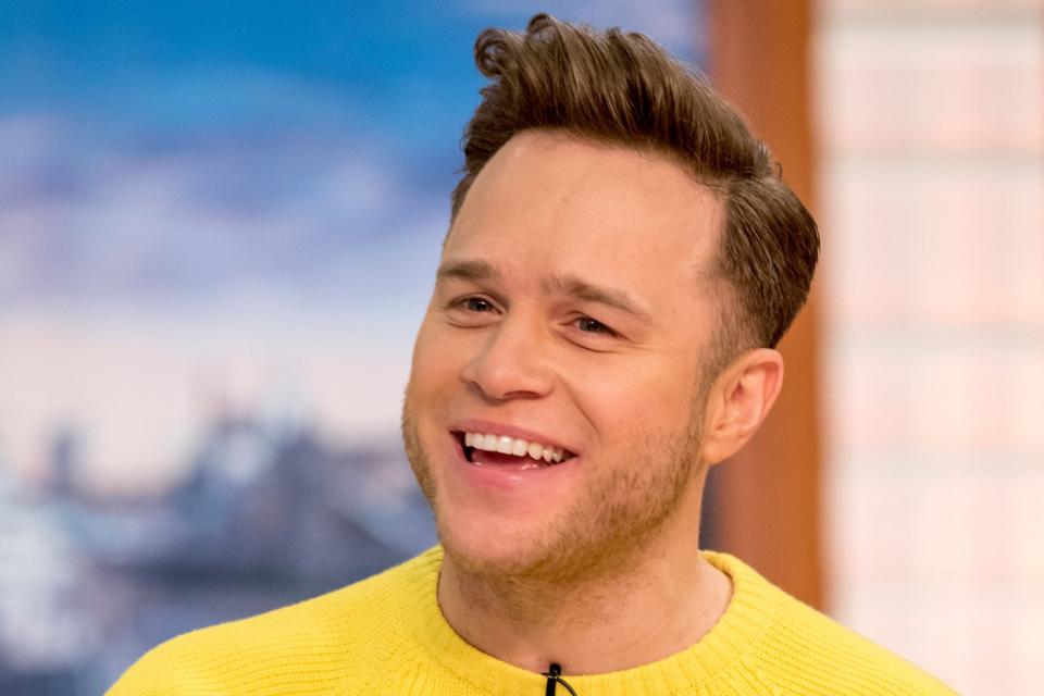 Wrapped Up: Olly Murs dismissed the idea of any bad blood with Simon Cowell - but admits they haven't spoken: Ken McKay/ITV/REX