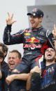 Sebastian Vettel won the Formula One title