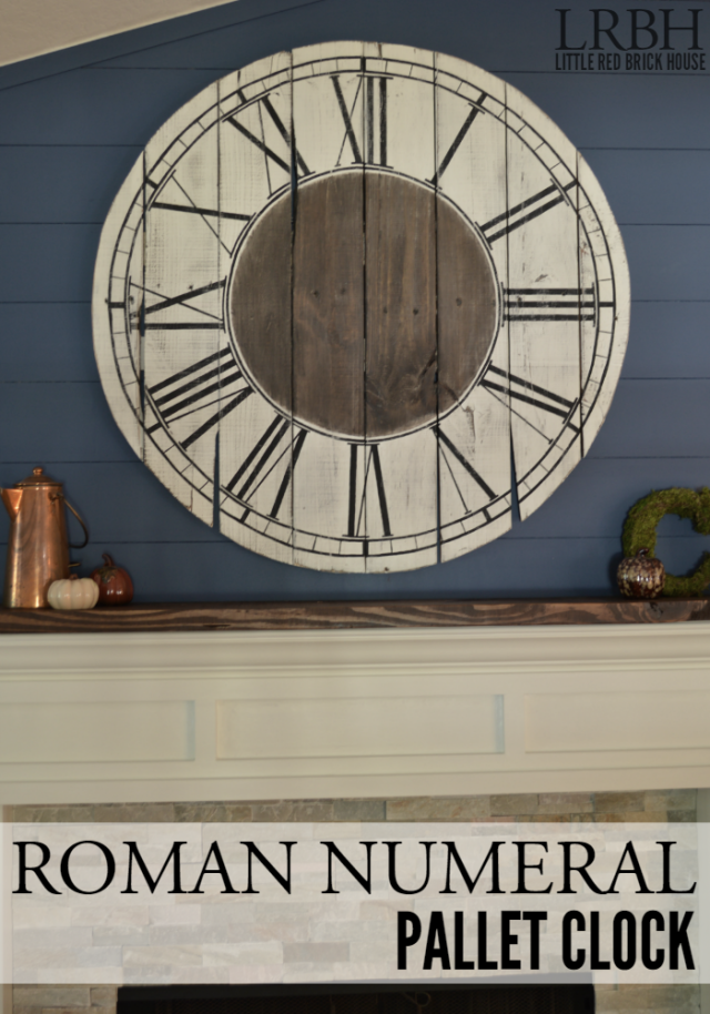 Roman Numeral Pallet Clock