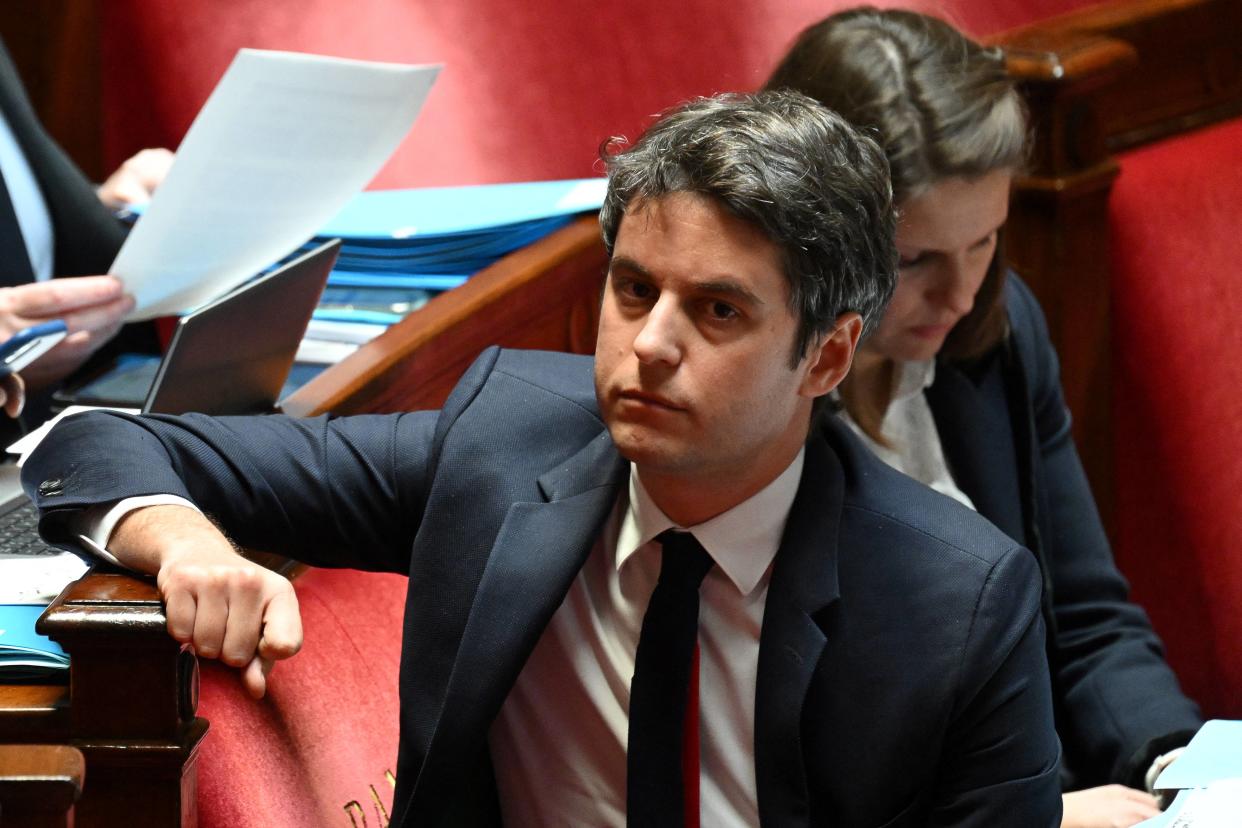 Gabriel Attal à l’Assemblée natioanle le 3 avril 2024. s