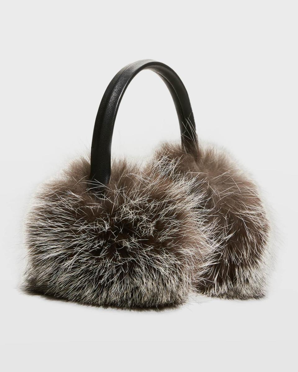 6) Fox Fur Earmuffs