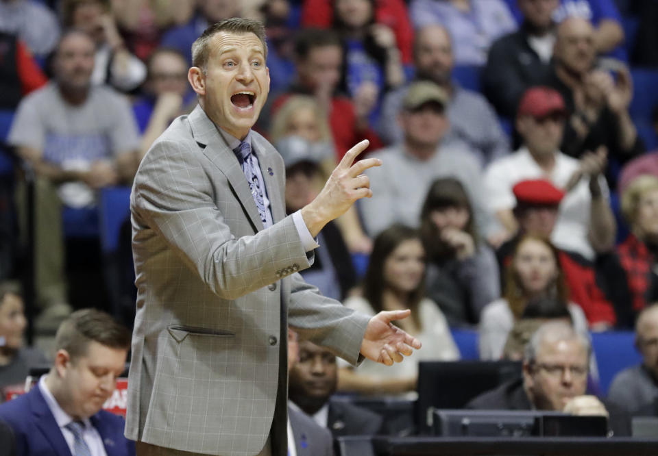 Nate Oats takes over in Alabama after leading Buffalo the the NCAA tournament three times in four seasons. (AP)