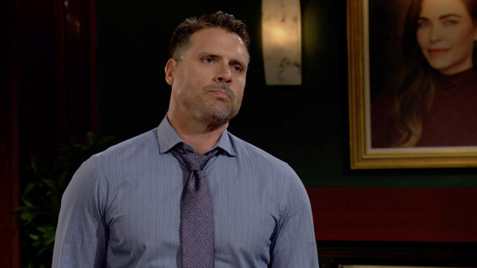 Joshua Morrow as Nick annoyed in The Young and the Restless