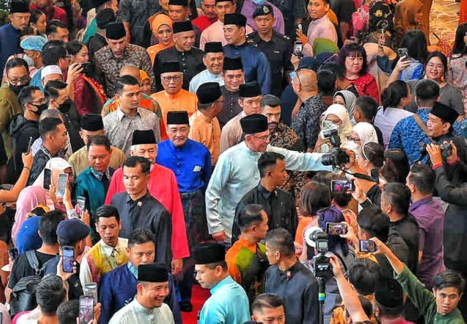 Tens of thousands of people thronged the Sabah International Convention Centre for the state celebration. — Picture by Julia Chan