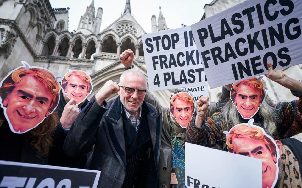 Ineos have faced protests from anti-fracking campaigners in the past - Getty Images Europe