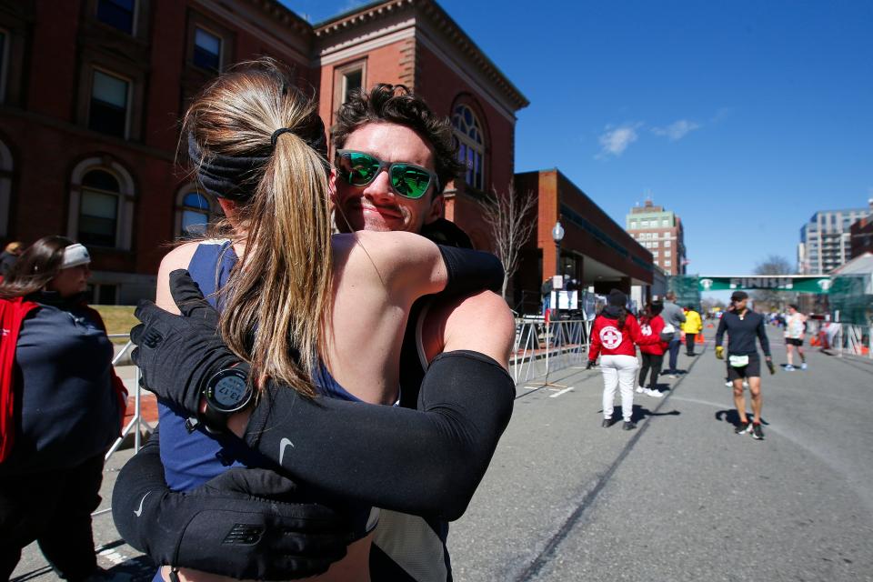 New Bedford Half Marathon An engaged couple takes the top spots