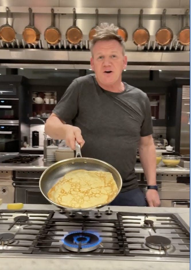 Gordon Ramsay's pancakes seem more like crepes to Americans, but another  Michelin-starred chef says it's the best way to make them