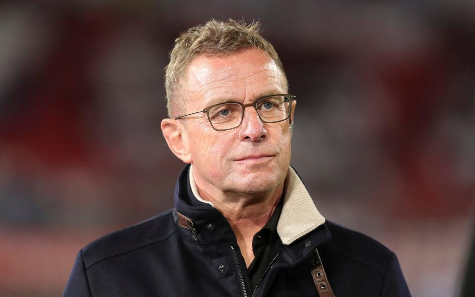 Ralf Rangnick will miss Manchester United's match against Arsenal on Thursday - DPA