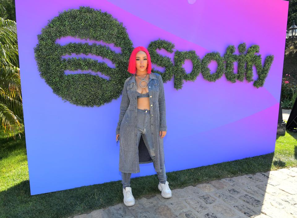 Doja Cat attends the Spotify Cookout on June 22, 2019 in Los Angeles, California.