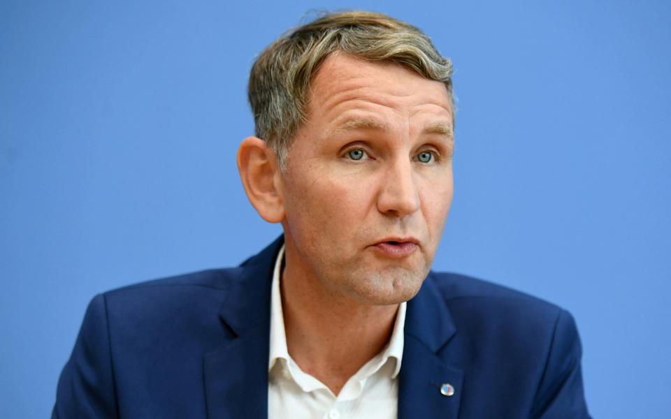 The AfD in Thuringia, led by Bjoern Hoecker, wants a coalition with the CDU - REUTERS