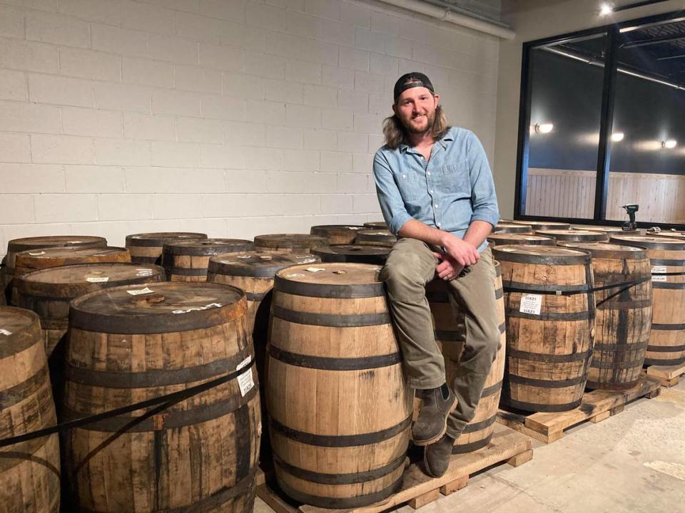 Will Robinson, co-owner of Longleaf Distillery, which opens in April.