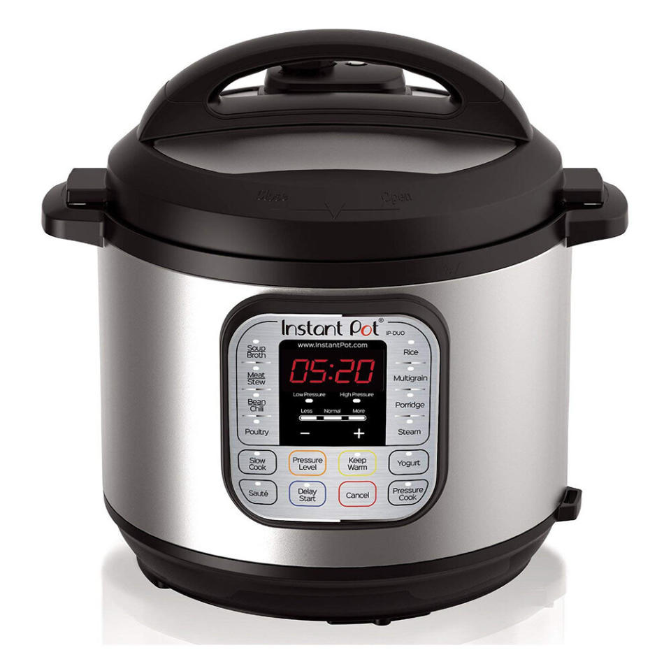 Instant Pot DUO60 6 Qt 7-in-1 Multi-Use Cooker. (Photo: Amazon)