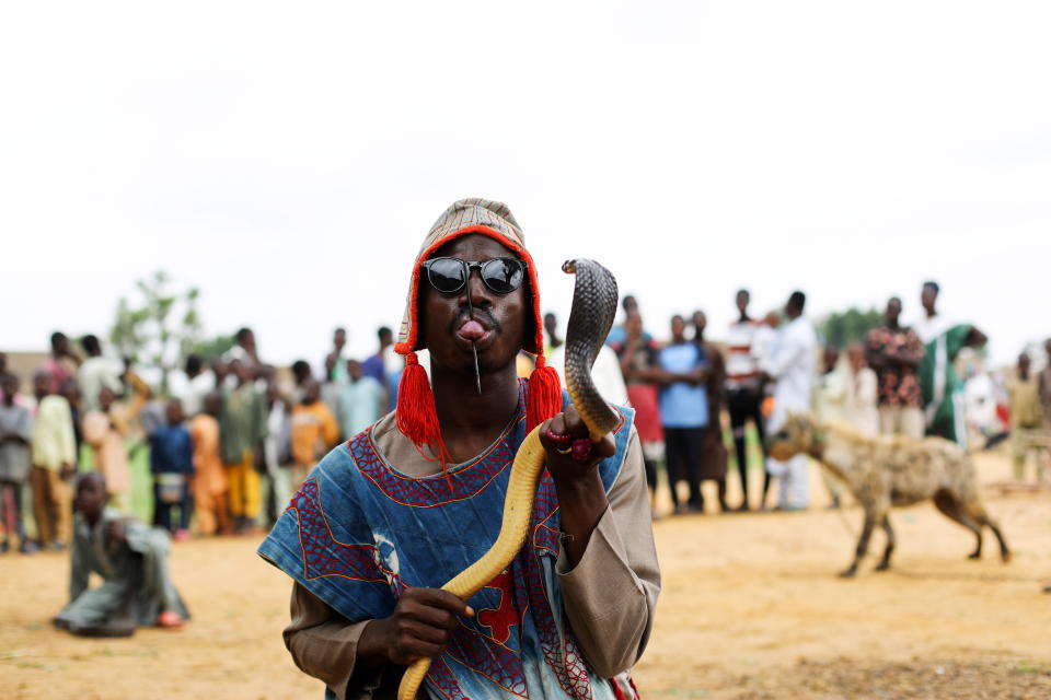 Así son los pueblos de Nigeria donde las hienas conviven como mascotas