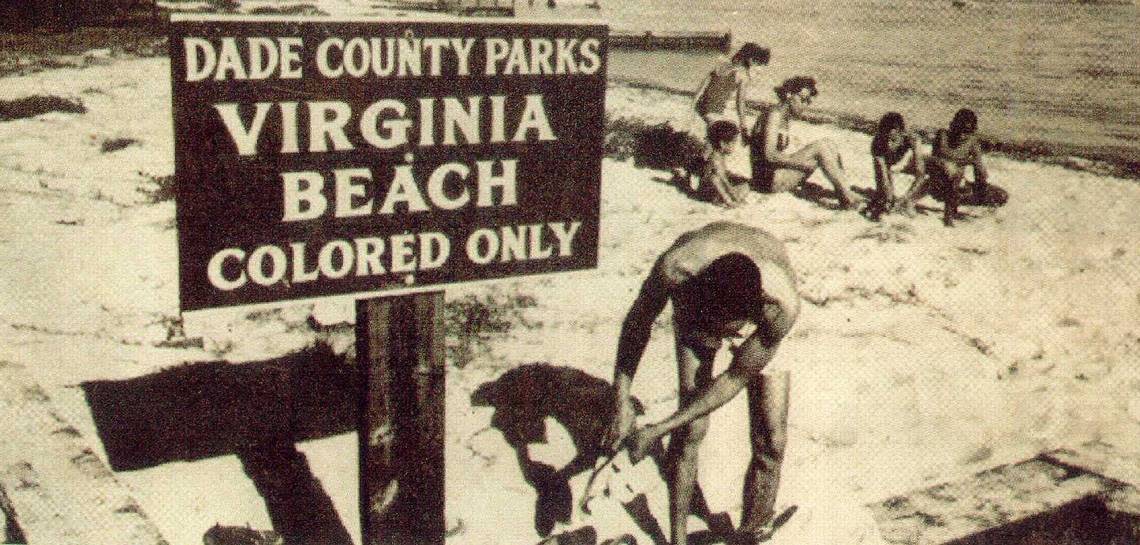 An archival photo of a Black family enjoying a day at Virginia Key Beach Park. Virginia Key Beach Park, founded in Miami-Dade County in 1945, celebrated its 75th Anniversary on Aug. 1. The Florida Legislature proclaimed Saturday, Aug. 1, 2020, and each Aug. 1 thereafter, as “Historic Virginia Key Beach Park Day.”