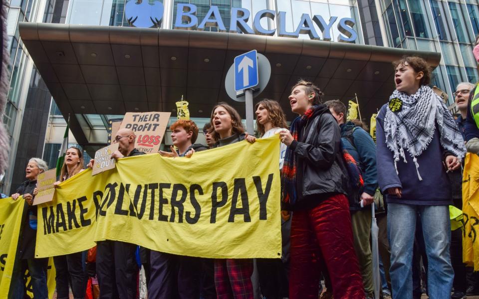 Barclays bowed to pressure in February after net zero activists protested against its funding of fossil fuel projects