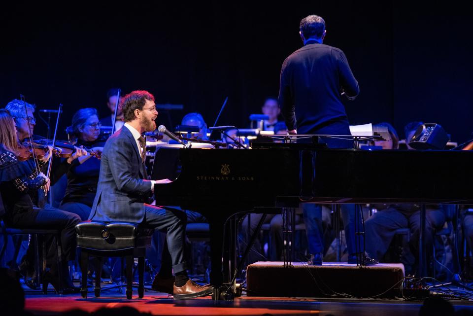 Ben Folds will perform with the Cincinnati Pops Orchestra at Music Hall on Tuesday evening.