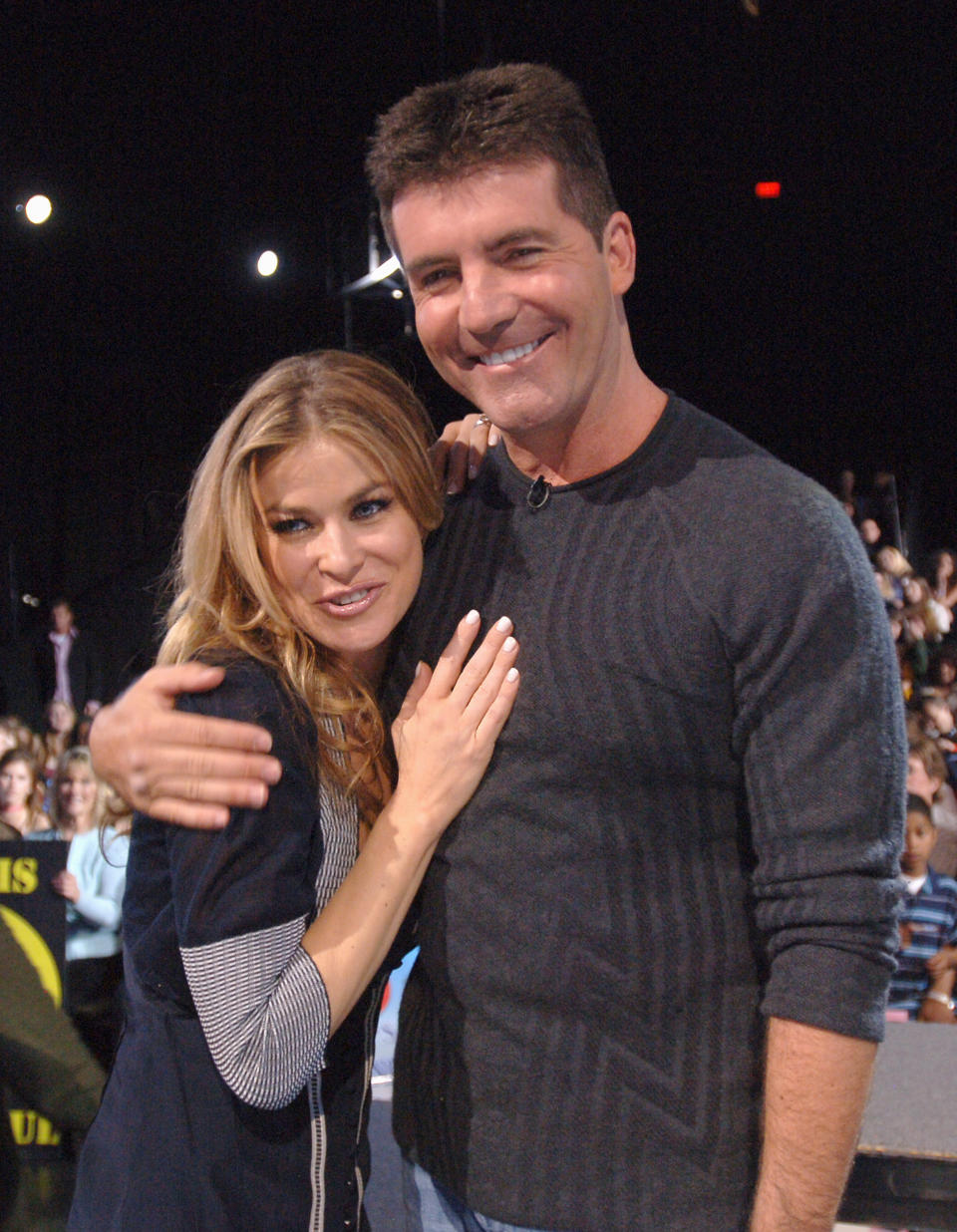 Simon Cowell and Carmen Electra