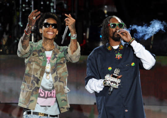 Wiz Khalifa and Snoop Dogg and Dr Dre