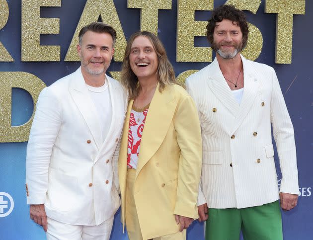 Take That at the premiere of Greatest Days on Saturday