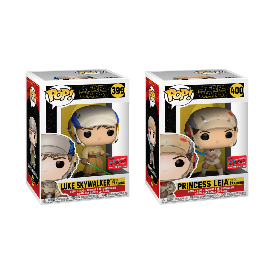 Luke Skywalker and Princess Leia (Jedi-Training) Funko Pop packaging (Photo: Funko)