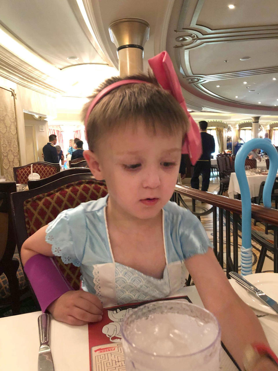 Jameson's mum has spoken out about how she was 'accused of trying to make son gay' after allowing him to wear dresses and buying him princess shirts. [Photo: Caters]