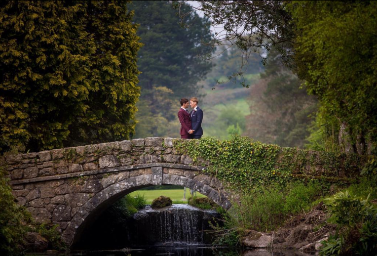 Dustin and Tom have shared select photos from their big day.