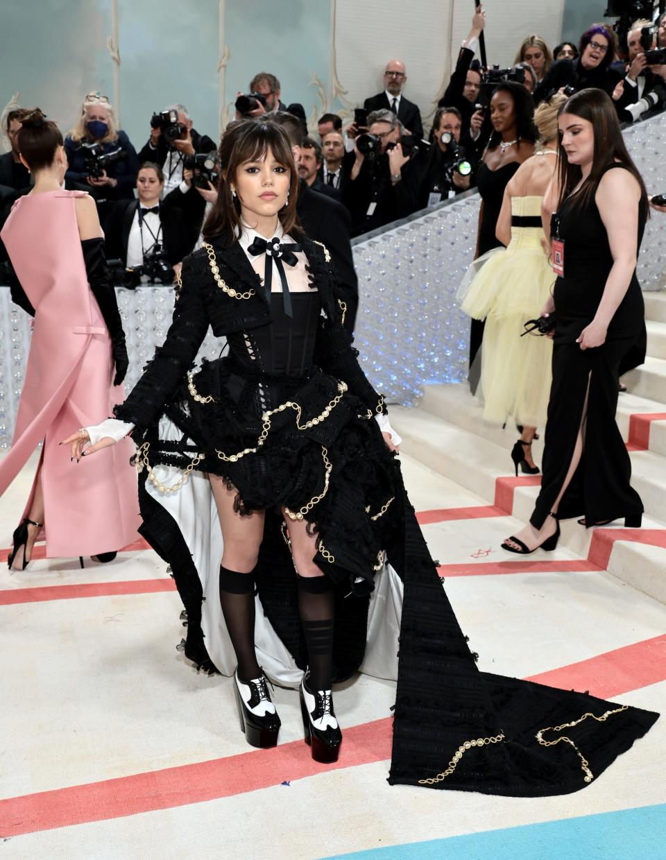 Jenna Ortega attends the 2023 Met Gala.