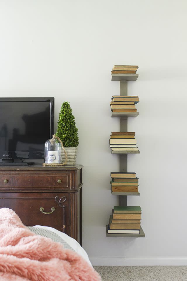 spine diy bookshelf